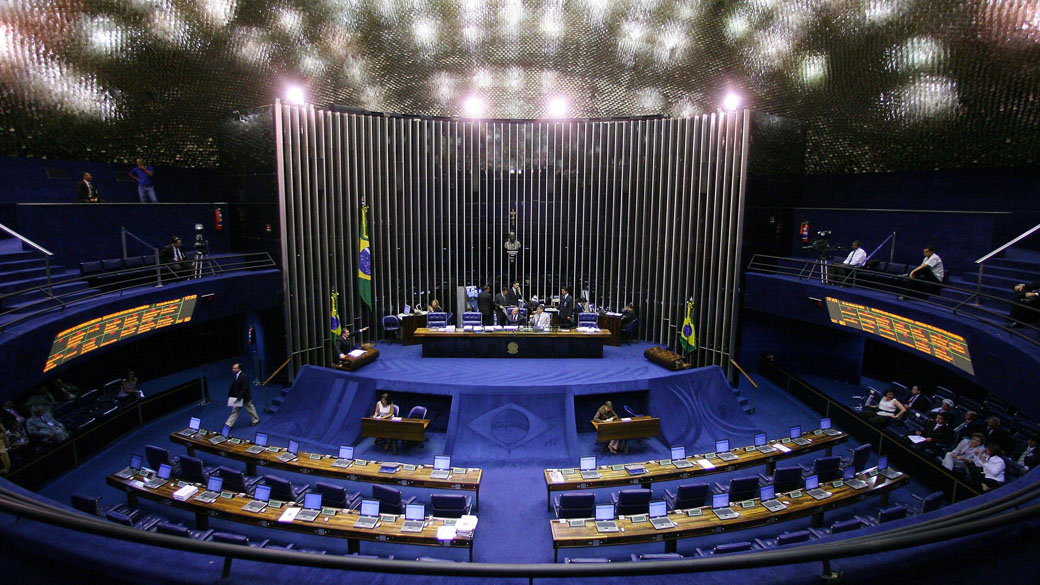 Plenário do Senado Federal em Brasília