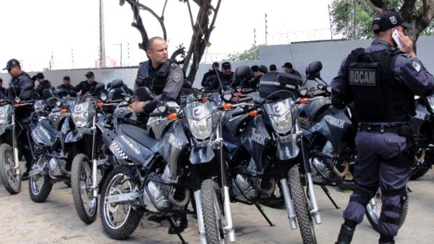 Ronda motorizada da PM do Rio Grande do Norte