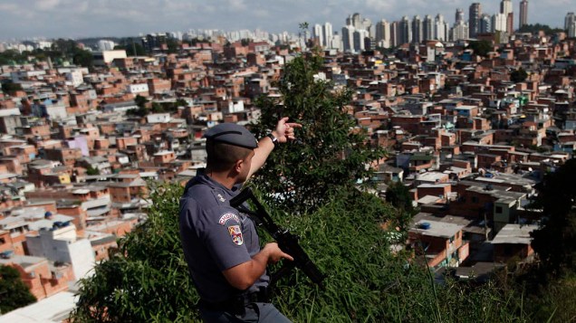 Operação policial na favela Paraisópolis, em São Paulo