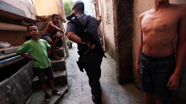 Operação policial na favela Paraisópolis, em São Paulo
