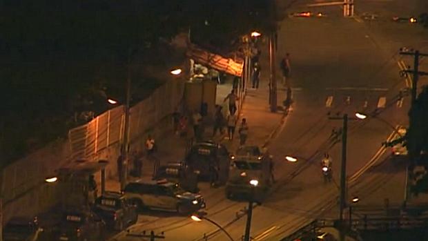 Polícia reforçou a segurança no Complexo do Alemão, após protesto