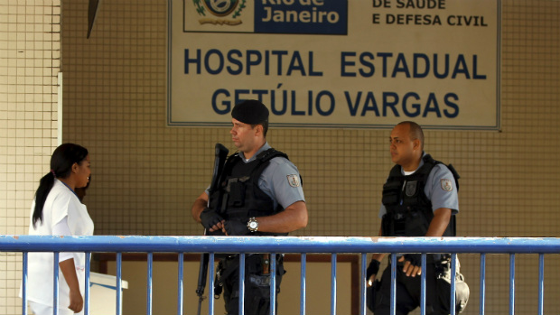 Policiais Militares buscaram notícias sobre Fábio Gomes da Silva no Hospital estadual Getúlio Vargas, na Penha, na zona Norte do Rio