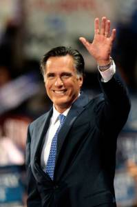 Mitt Romney, filiado ao Partido Republicano, foi pré-candidato à presidência dos Estados Unidos nas eleições de 2008.