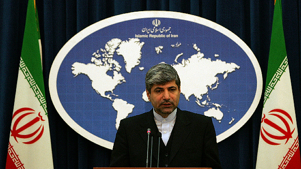 Porta-voz do Ministério de Assuntos Exteriores do Irã, Ramin Mehmanparast