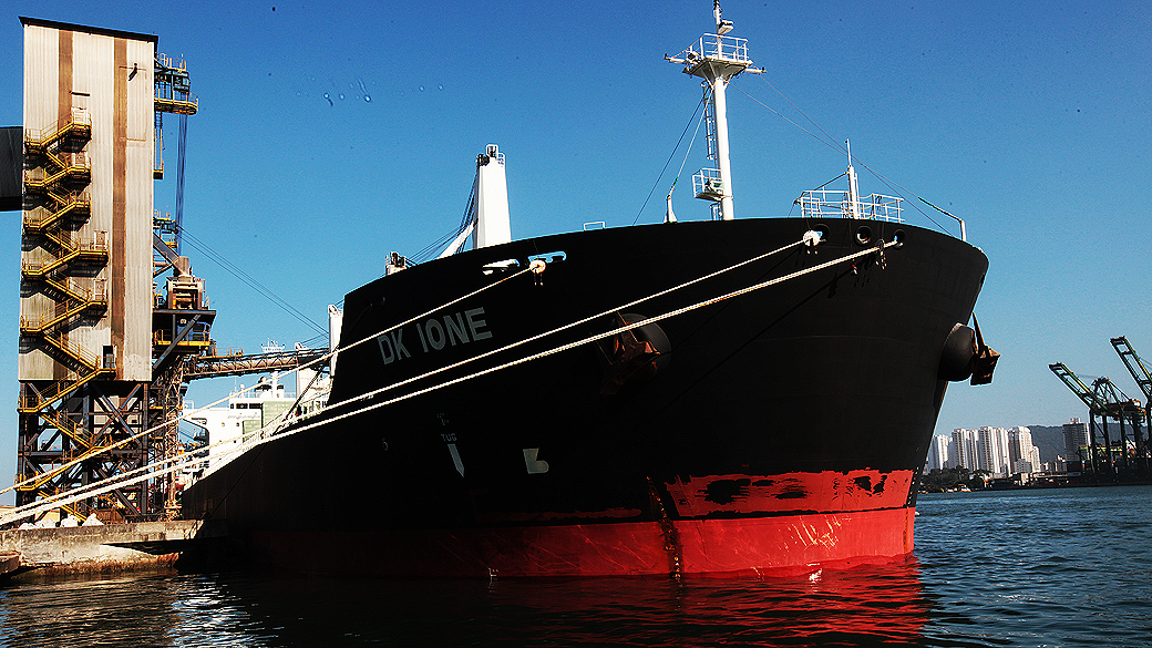 Movimentação no terminal do Porto de Santos