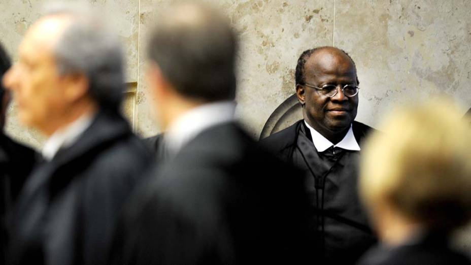 Posse de Joaquim Barbosa como presidente do STF, em Brasília