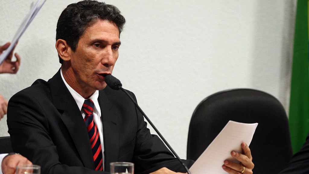O prefeito de Palmas Raul Filho durante a CPI do Cachoeira