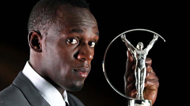 O velocista jamaicano Usain Bolt ganhou o prêmio Laureus de atleta masculino do ano pela terceira vez, nesta segunda-feira. Bolt, que não compareceu ao evento realizado no Theatro Municipal do Rio de Janeiro