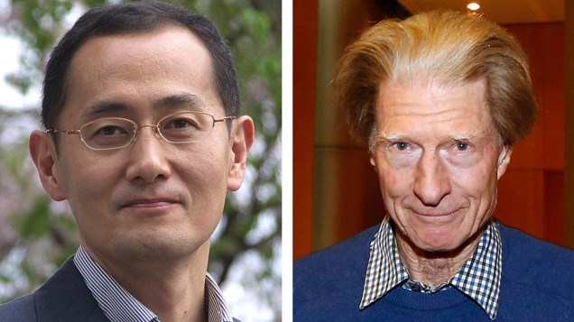 O japonês Shinya Yamanaka e o britânico John Gurdon, anunciados como vencedores do Prêmio Nobel de Medicina 2012 pela contribuição com pesquisas sobre células-tronco