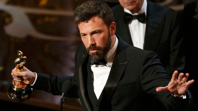 Argo, de Ben Affleck, leva o Oscar de Melhor Filme durante a cerimônia de entrega do Oscar, no Teatro Dolby, em Los Angeles<br>