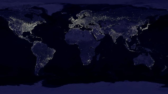 Mapeamento de urbanização em escala global por meio de imagens de satélite das cidades durante a noite