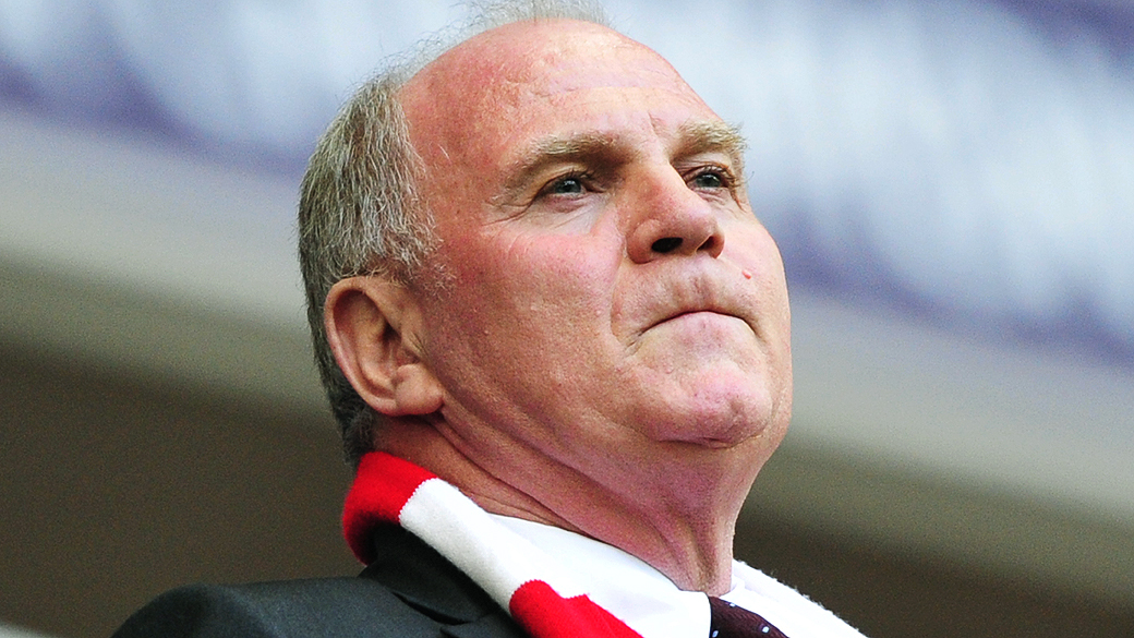 O presidente do Bayern de Munique, Uli Hoeness