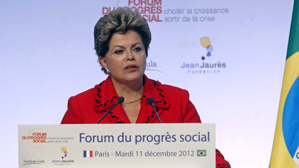 Presidente Dilma Rousseff em Paris (França)