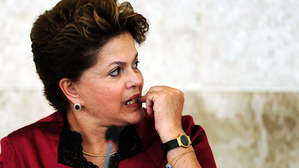Presidente Dilma durante encontro de Desenvolvimento Social e Econômico, no Palácio do Planalto, em Brasília