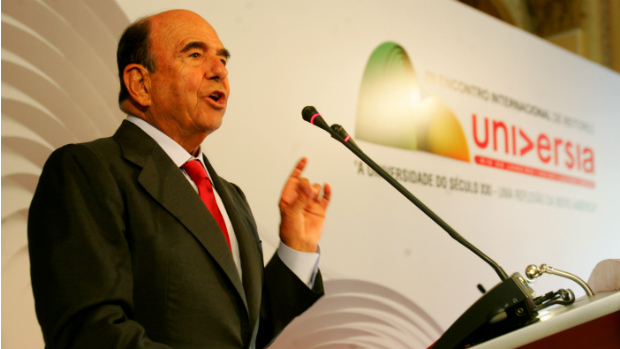 Presidente mundial do Banco Santander, Emilio Botín