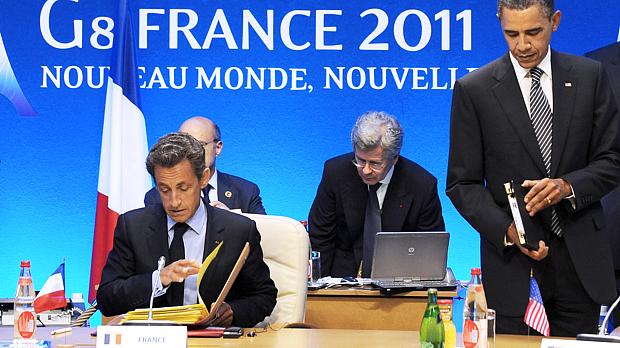 Presidente Nicolas Sarkozy é o anfitrião do encontro que ocorre na França