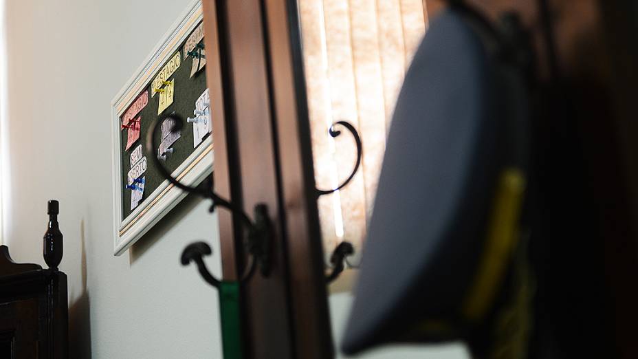 Sala do tenente coronel Daniel Augusto Ramos Ignácio diretor do Presídio Militar Romão Gomes