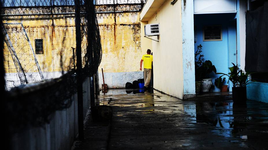 Área interna do presídio Militar Romão Gomes (PMRG), na Zona Norte da capital paulista