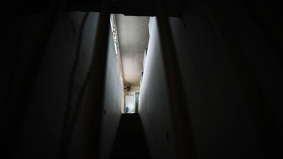 Corredor do Presídio Militar Romão Gomes (PMRG), na Zona Norte da capital paulista