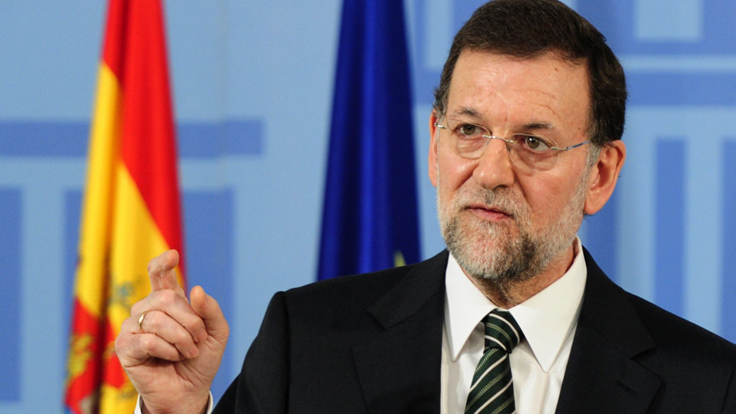 O primeiro-ministro espanhol , Mariano Rajoy: defesa da integração
