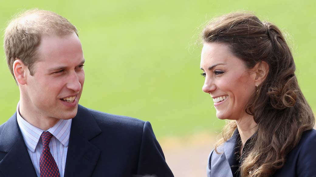 Kate Middleton e príncipe William em Darwen, Inglaterra