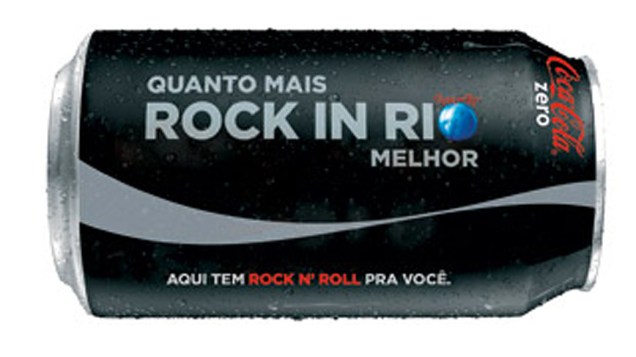 Coca Cola edição especial para o Rock in Rio 