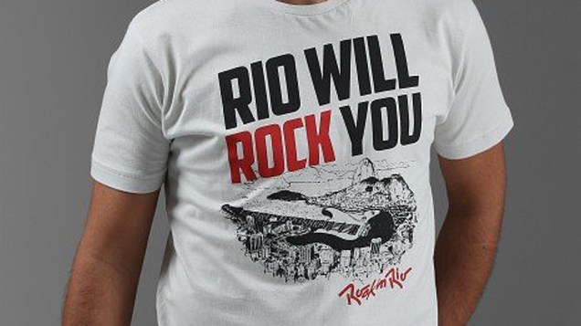 Camiseta da Chico Rei edição especial para o Rock in Rio