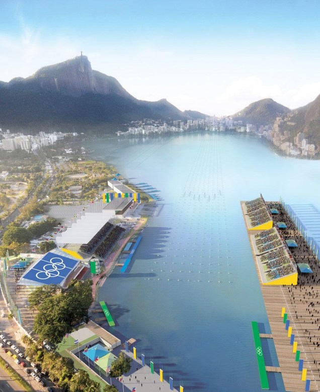O projeto do Rio-2016: Lagoa Rodrigo de Freitas, sede das provas de remo