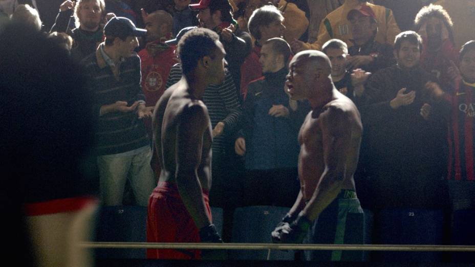 Jon Jones e Anderson Silva em anúncio da Nike para a Copa do Mundo