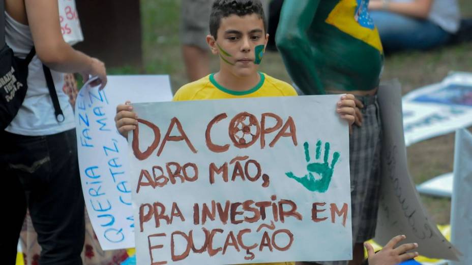 Protesto no Rio de Janeiro