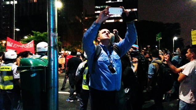 Empresa de segurança privada envia supervisor para monitorar in loco protesto contra Copa do Mundo em São Paulo na quinta-feira (13)