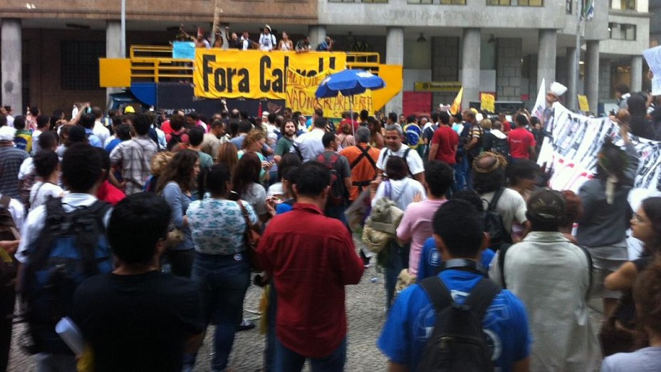 Protesto no Rio: manifestantes se concentram na Candelária para novo protesto nesta quinta (27/6)