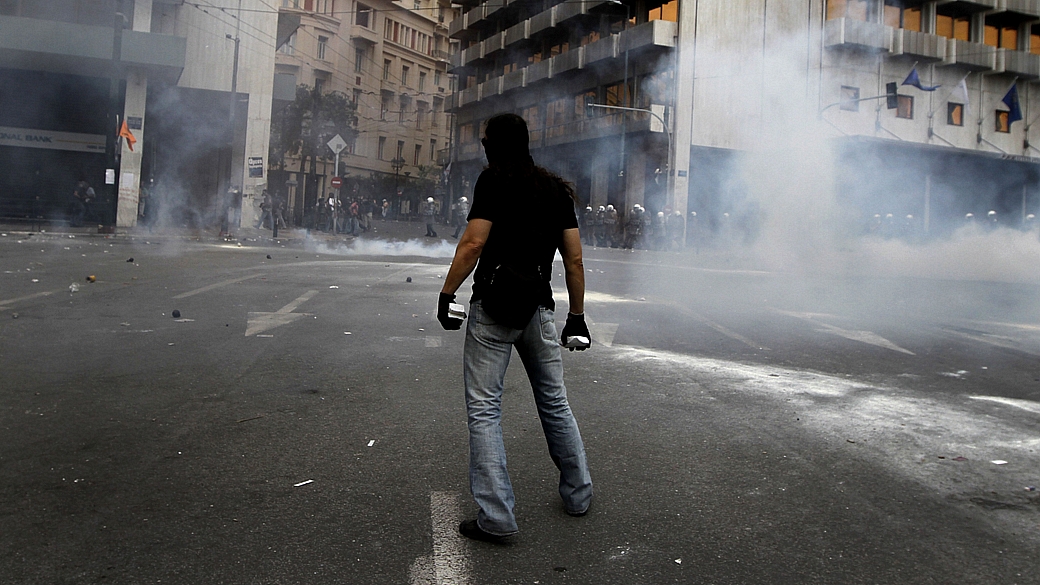 protestos na Grécia 29jun