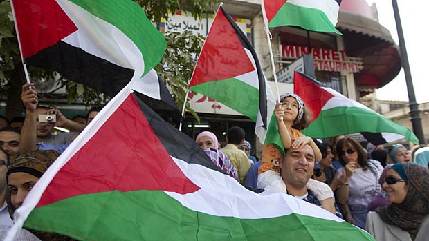 Protestos aconteceram em Ramallah, a capital política da Cisjordânia