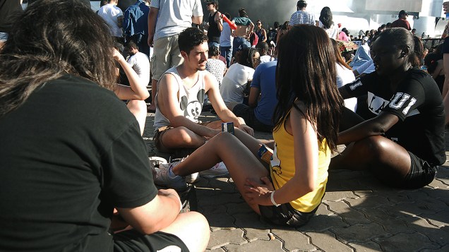 Público no segundo dia do Rock in Rio 2013