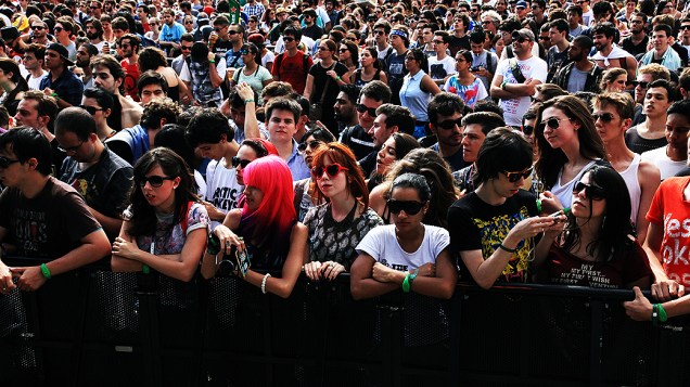 Público no segundo dia do festival Lollapalooza, em São Paulo