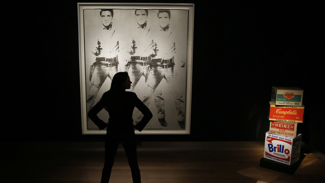 Quadro 'Triple Elvis', de Andy Warhol