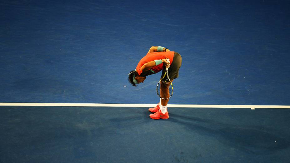   O espanhol Rafael Nadal, 27 anos, perdeu a final do campeonato de tênis aberto da Austrália neste domingo (26)