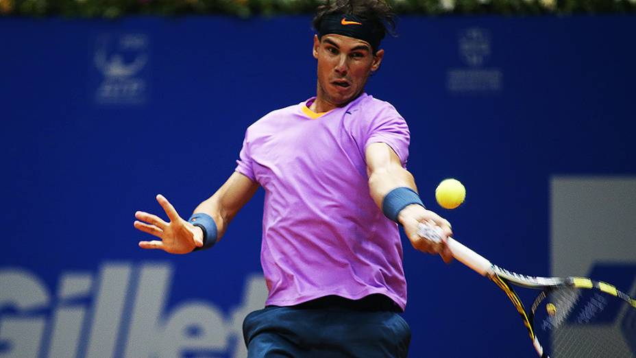 O espanhol Rafael Nadal derrotou o brasileiro João Souza no Ginásio do Ibirapuera, em São Paulo