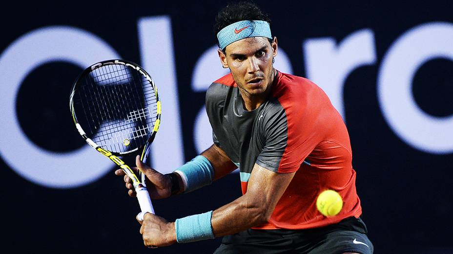 Rafael Nadal durante o Rio Open 2014