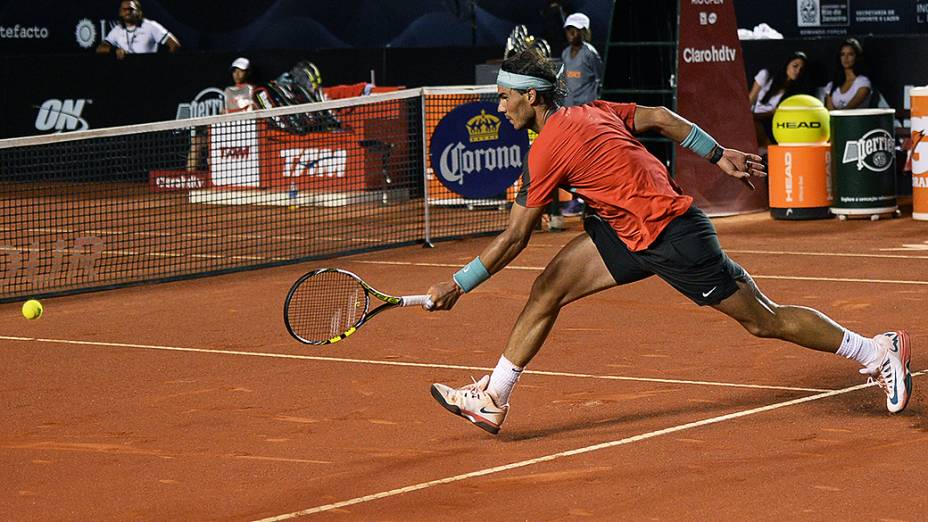 Nadal durante o Rio Open 2014, no Rio de Janeiro