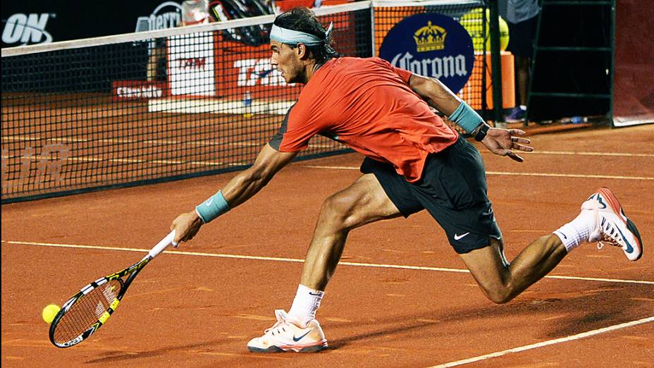 Nadal durante o Rio Open 2014, no Rio de Janeiro