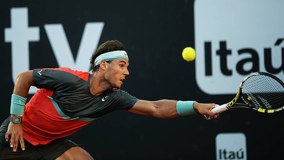 Rafael Nadal na final do Rio Open 2014