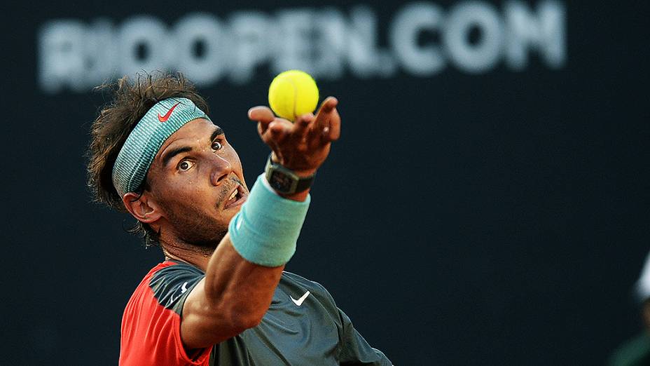Rafael Nadal na final do Rio Open 2014