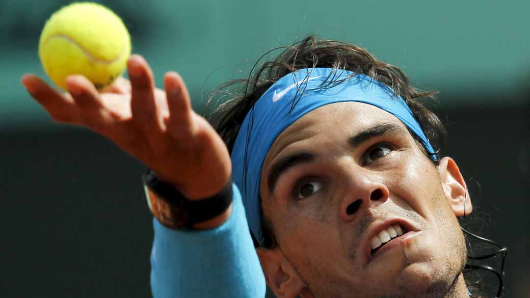 Tenista espanhol Rafael Nadal em Roland Garros, Paris