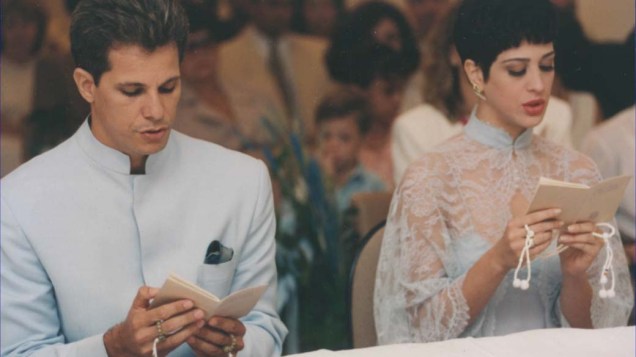 Edson Celulari e Cláudia Raia casaram-se em cerimônia budista em 1993