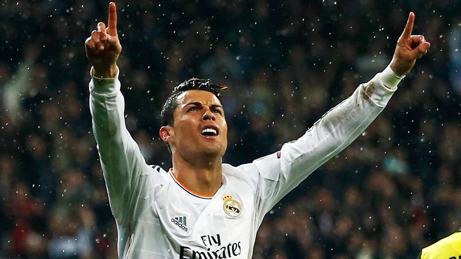 Cristiano Ronaldo: 14 gols nesta temporada da Liga dos Campeões