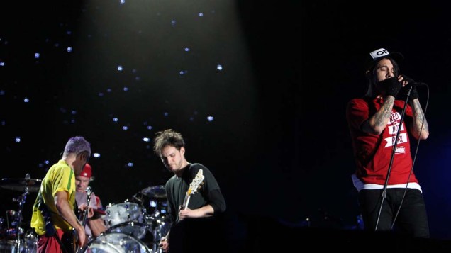 Show da banda Red Hot Chili Peppers no palco Mundo, no segundo dia do Rock in Rio, 24/09/11