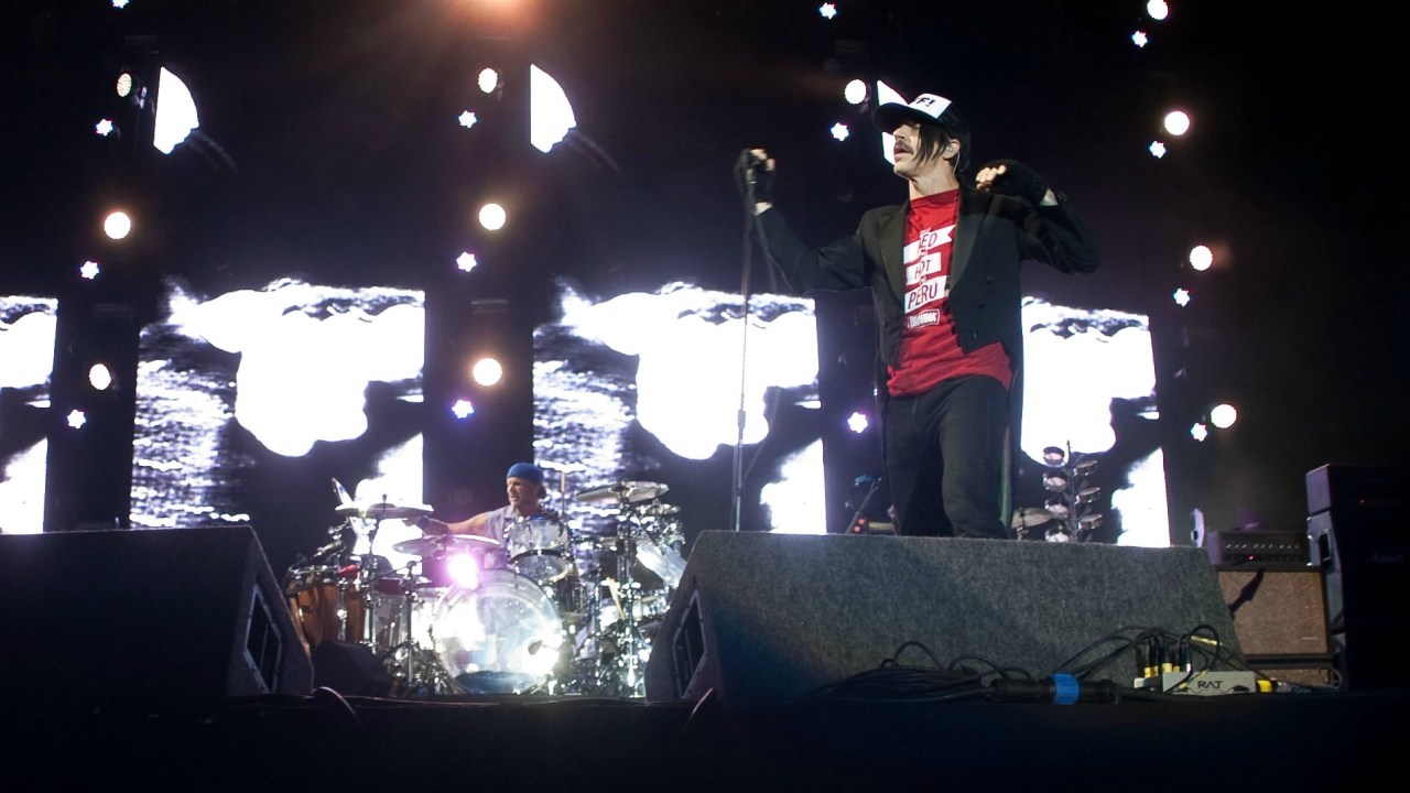 Red Hot Chili Peppers apresenta o show I'm With You no Arena Anhembi