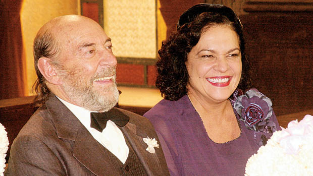 Raul Cortez e Regina Dourado na novela Esperança